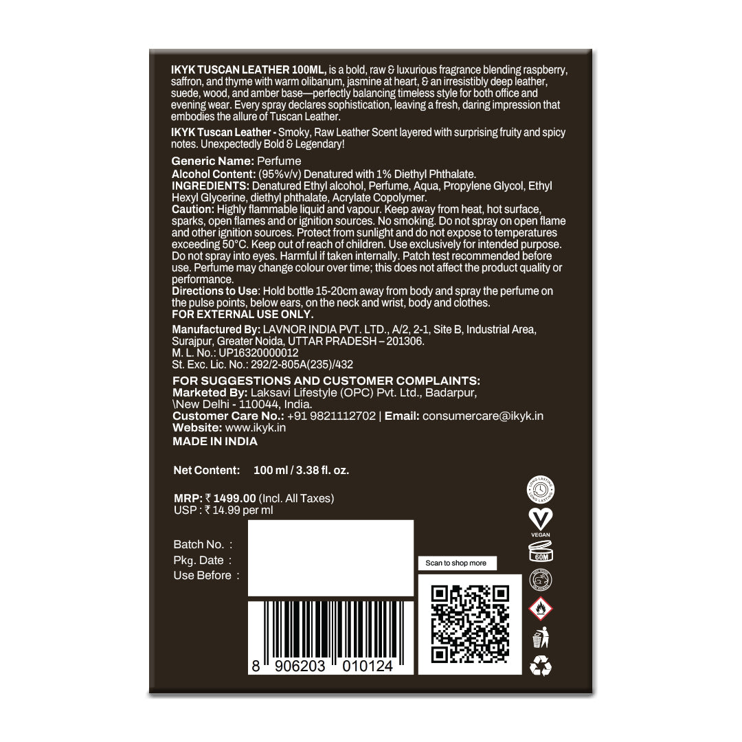 TUSCAN LEATHER 100ml EDP - MEN