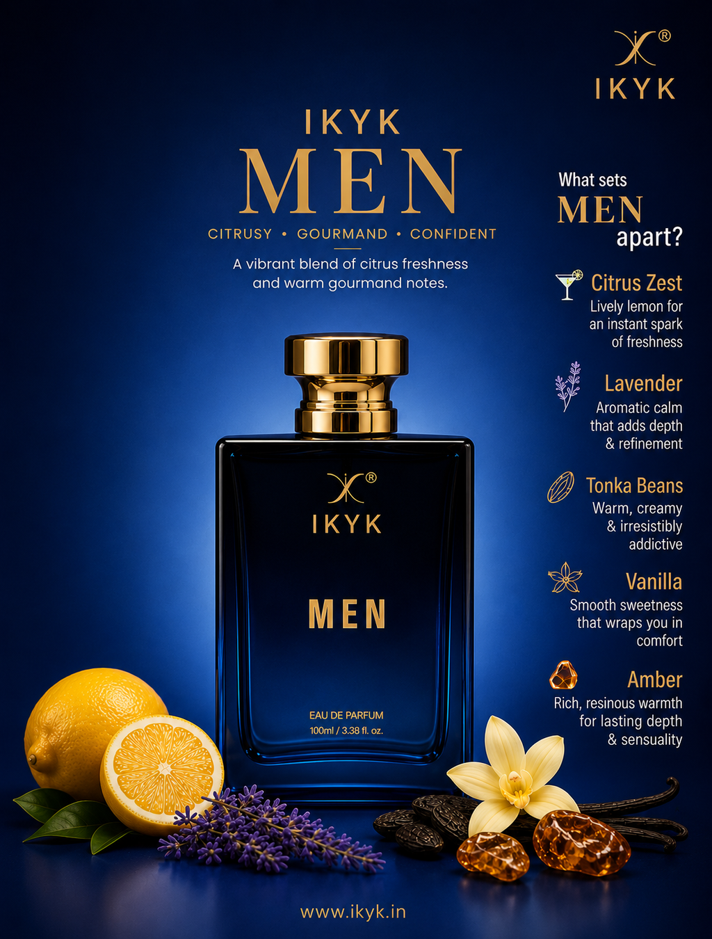 IKYK Perfumes MEN 100ml EDP – Men