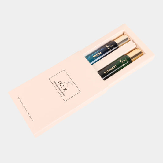 IKYK Perfumes Gift Set – Premium Long Lasting Perfume EDP 2 * 15ml for HIM & HER | M.E.N. | HYPNOTIC