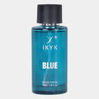 Customer lifestyle image featuring IKYK skincare and wellness products