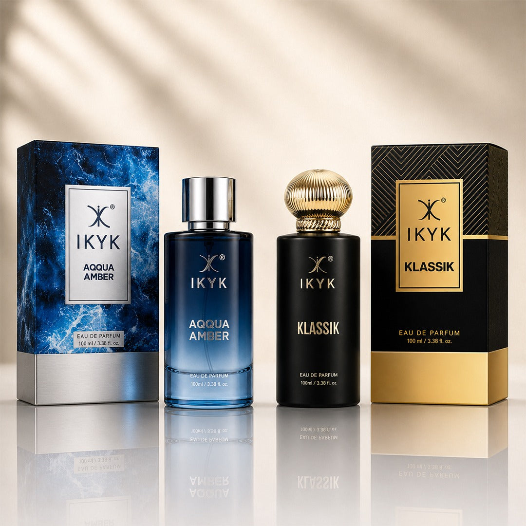 IKYK Klassik 100ML & Aqqua Amber 100ML Combo