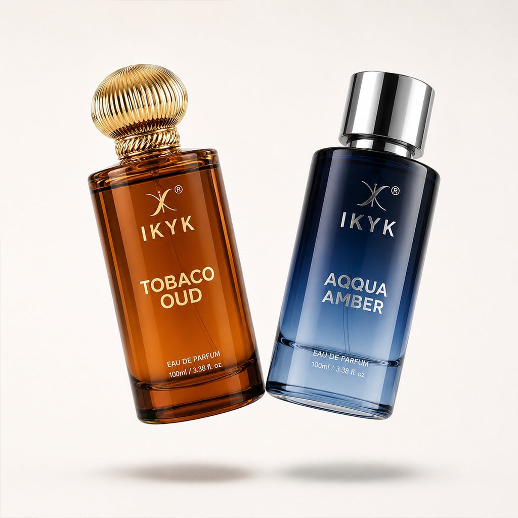 IKYK Tobacco Oud 100ML & Aqqua Amber 100ML Combo