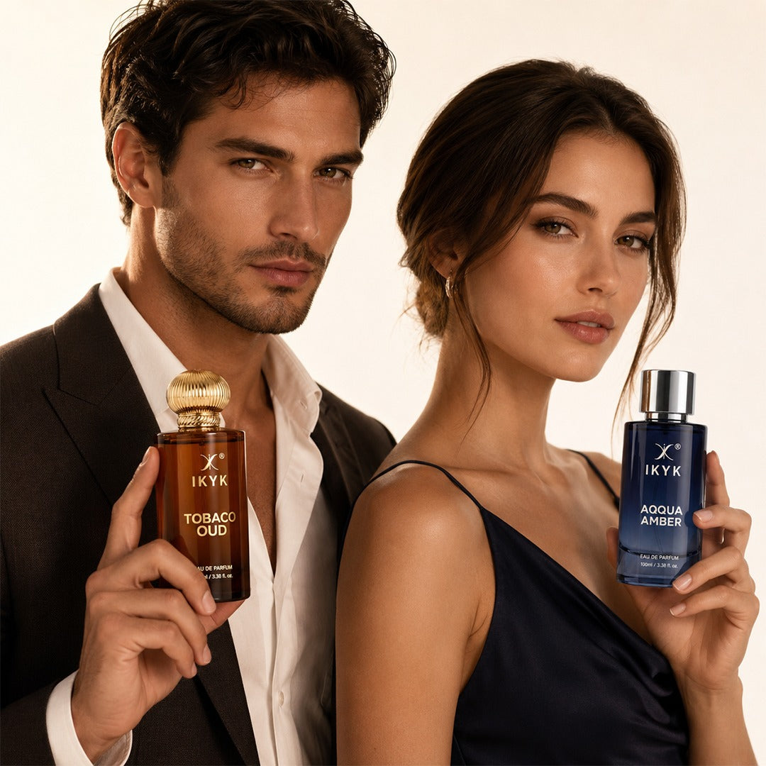 IKYK Tobacco Oud 100ML & Aqqua Amber 100ML Combo