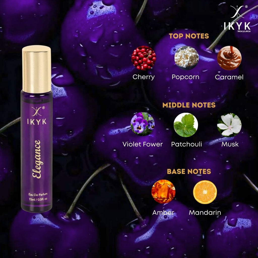 IKYK elegance perfume luxury fragrance concept