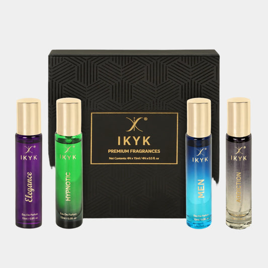 IKYK GIFT BOX Perfume Set of 4 X 15ml - For HIM & HER