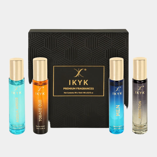 IKYK GIFT BOX Perfume Set of 4 X 15ml - For HIM