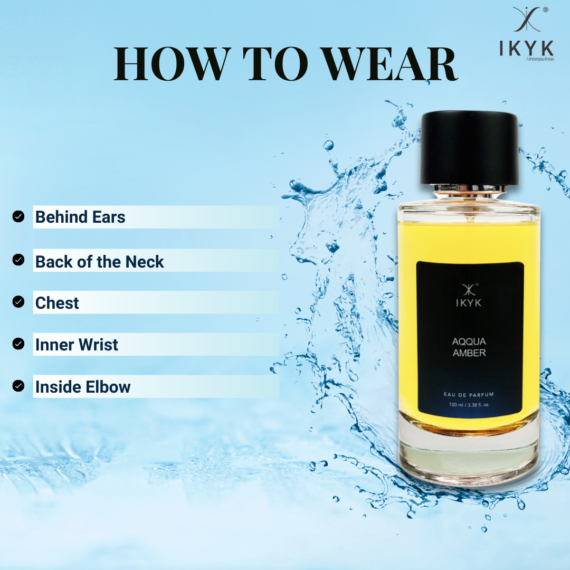 IKYK AQQUA AMBER Eau De Parfum
