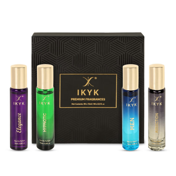IKYK GIFT BOX Perfume Set of 4 X 15ml - For HIM & HER