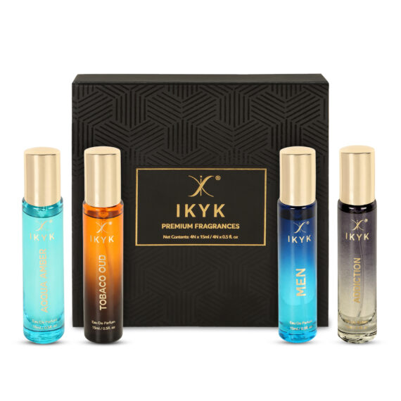 IKYK GIFT BOX Perfume Set of 4 X 15ml - For HIM