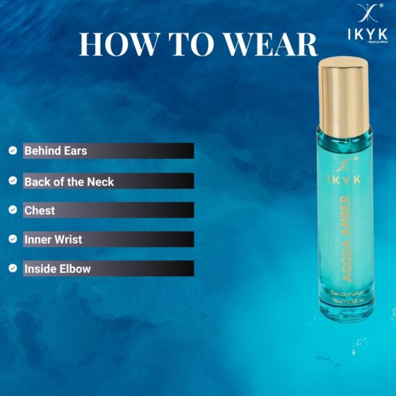 IKYK AQQUA AMBER Eau De Parfum 15ml