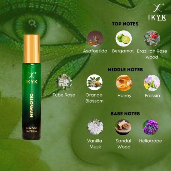 IKYK Perfumes Gift Set - Premium Long Lasting Perfume EDP 2 * 15ml For HER | HYPNOTIC | ELEGANCE