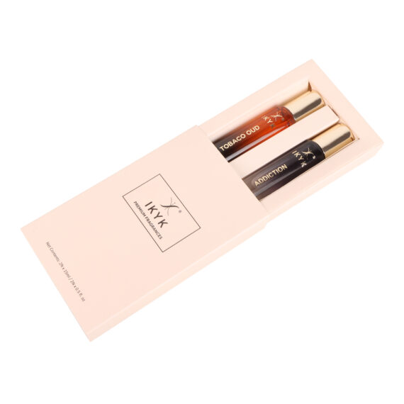 IKYK Perfumes Gift Set - Premium Long Lasting Perfume EDP 2 * 15ml for HIM & HER | TOBACO OUD | ADDICTION