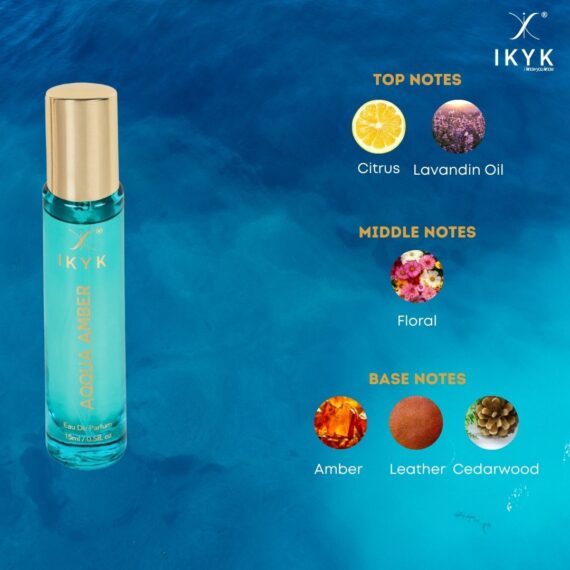 IKYK Perfumes Gift Set - Premium Long Lasting Perfume EDP 2 * 15ml For HIM | AQQUA AMBER | ADDICTION